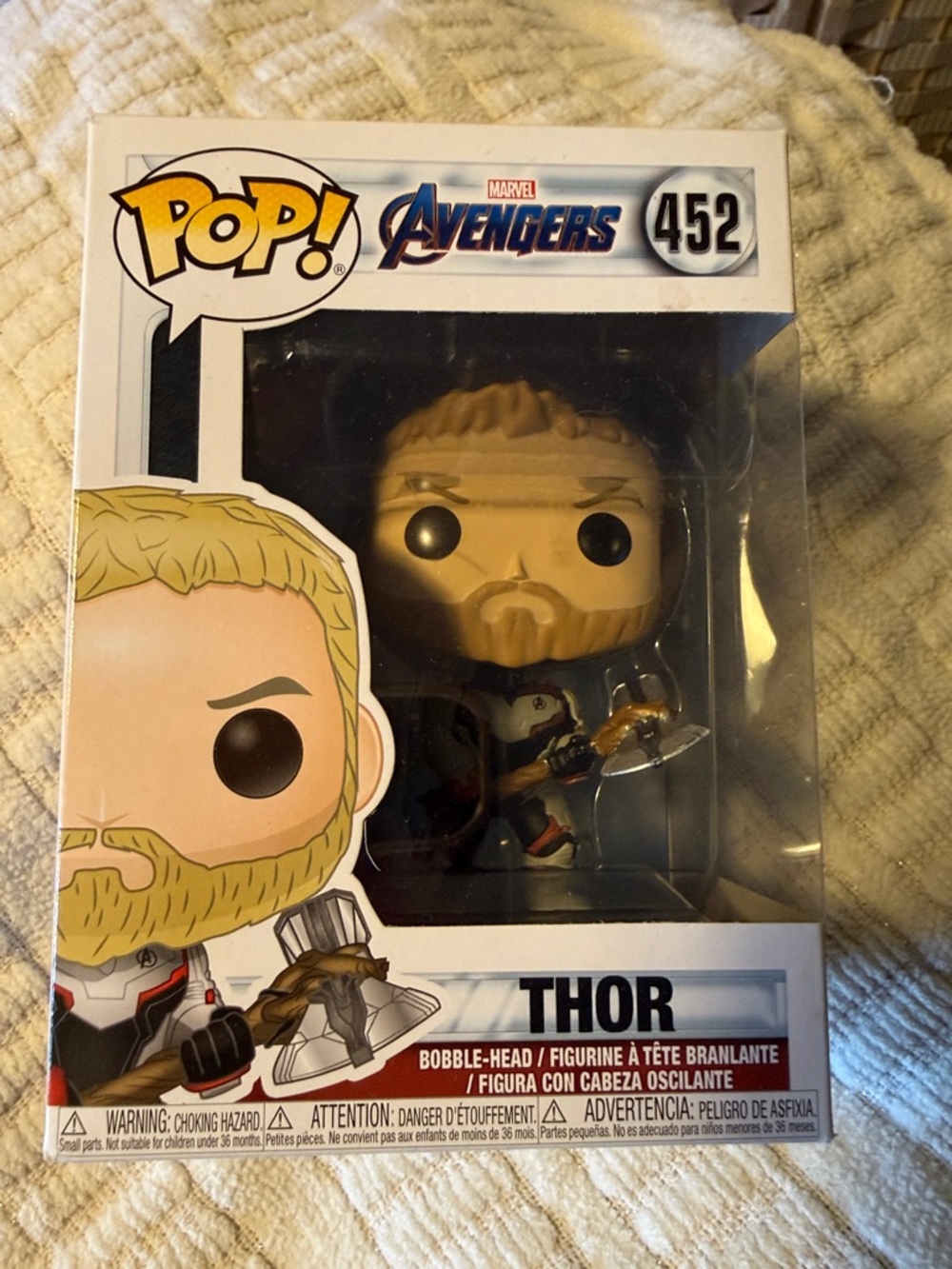 Funko Pop! Marvel Thor with Blonde Hair and Gold Axe- Marvel 452